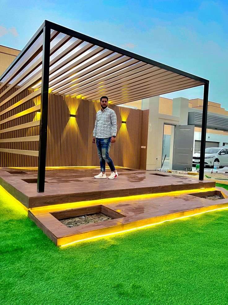 تركيب برجولات حديد للحدائق في حي الصفا img 20260810 wa0071
